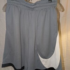 Nike Gray and Black Men's Shorts